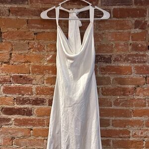 Altar'd State White/Cream Halter Dress